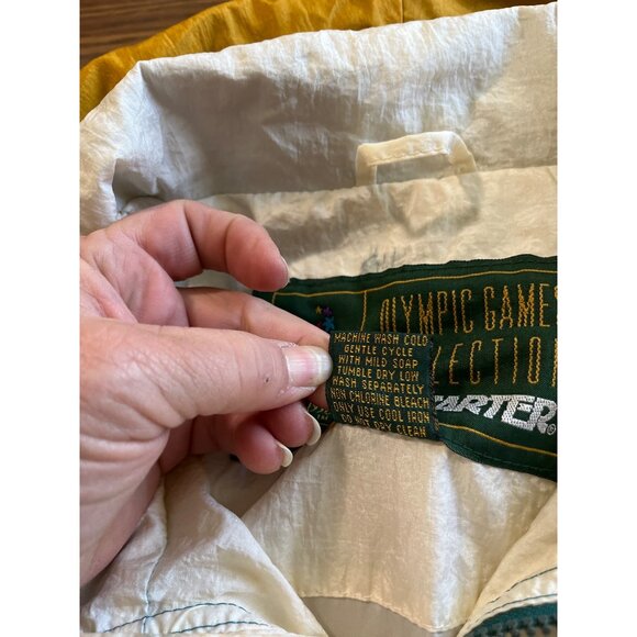 Olympic Games Collection by Starter Atlanta 1996 hooded half zip jacket size L - Picture 4 of 11